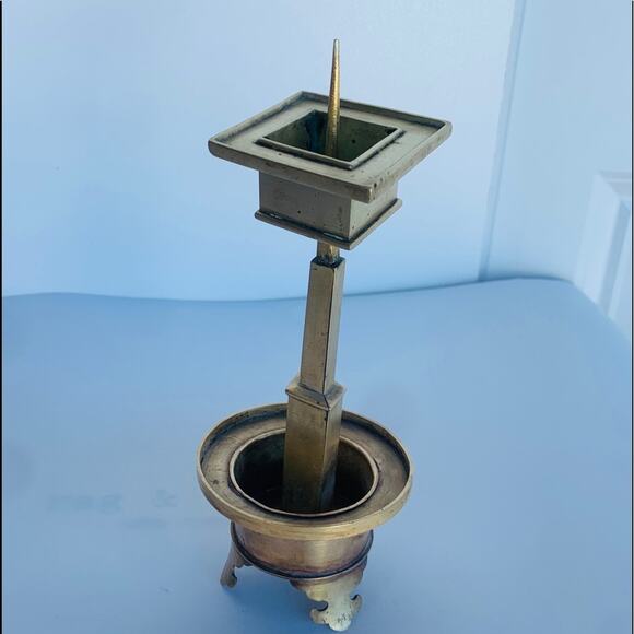 Vintage Brass Candle Holder